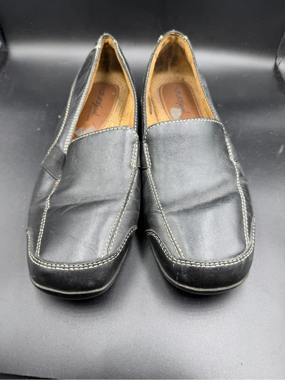 Natural soul by Naturalizer black shoes size 8